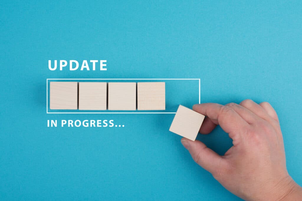 Website content update